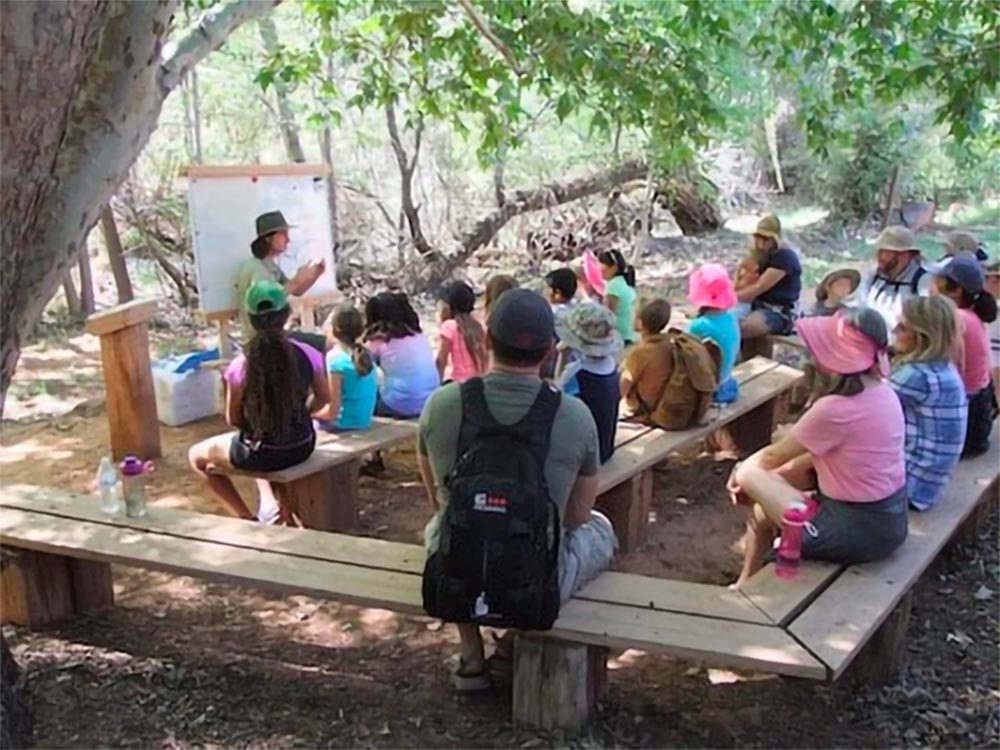 Outdoor classroom at Red Rock State Park