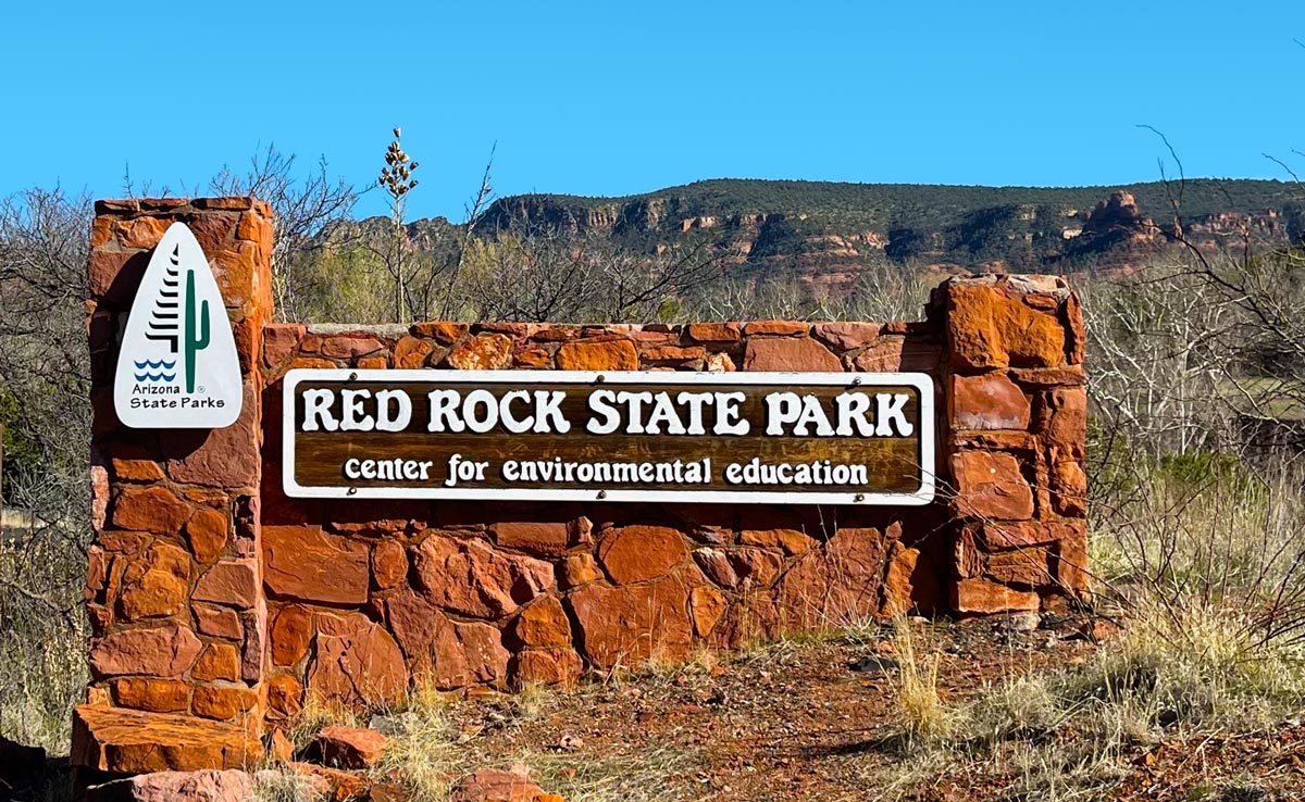 Sign at Red Rock State Park