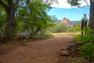 Hiking trail at Red Rock State Park