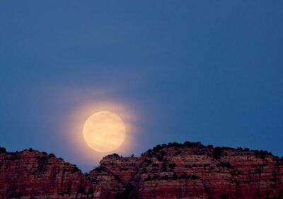 Full moon over Red Rock State Park
