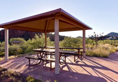 Picnic Shelters at Red Rock State Park